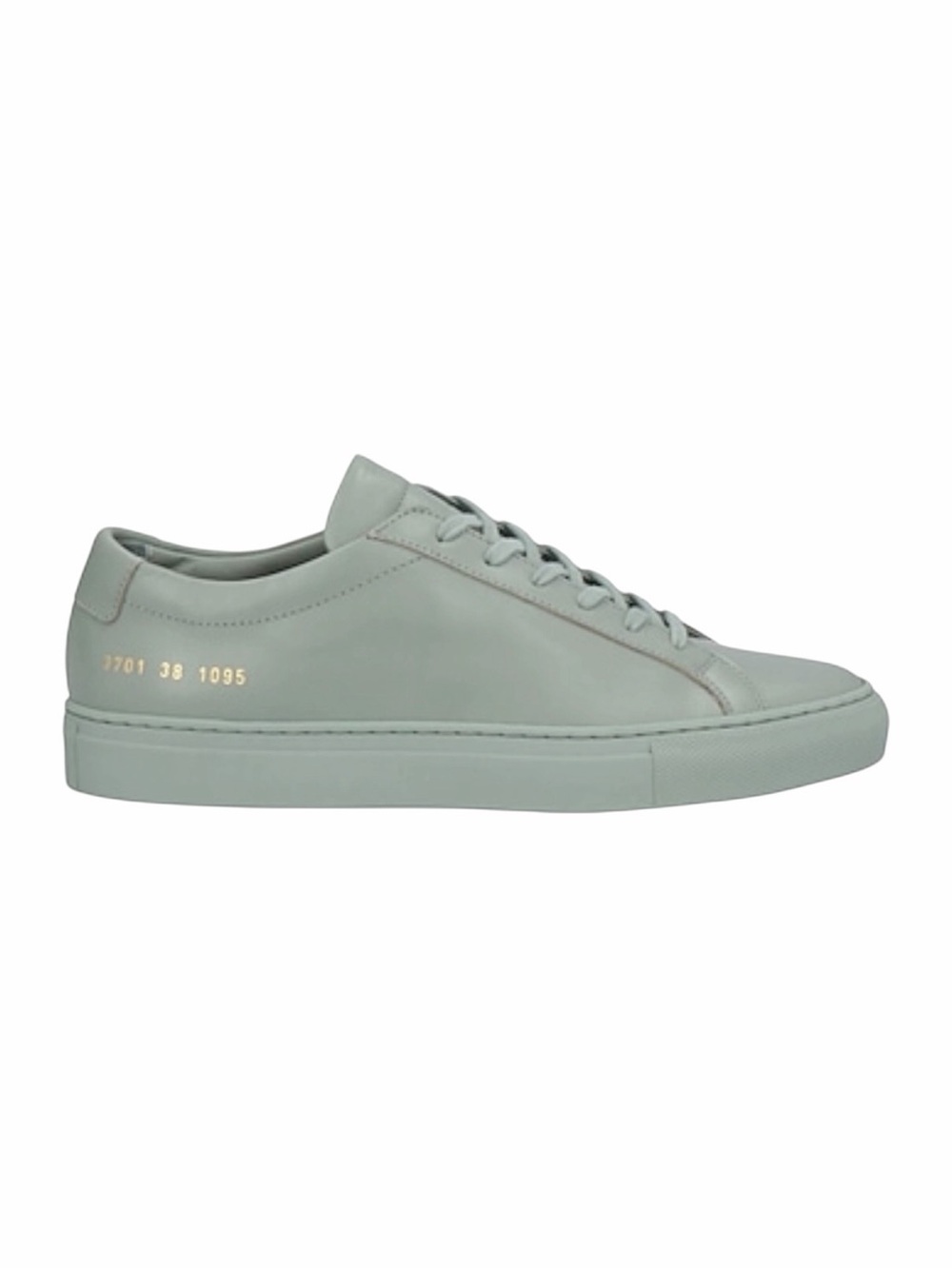 NIB Woman by Common Projects Achilles Leather Low-Top Lace-Up Sneakers, Size 38